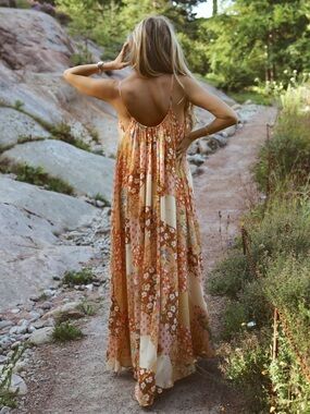 Spell Freda strappy maxi dress